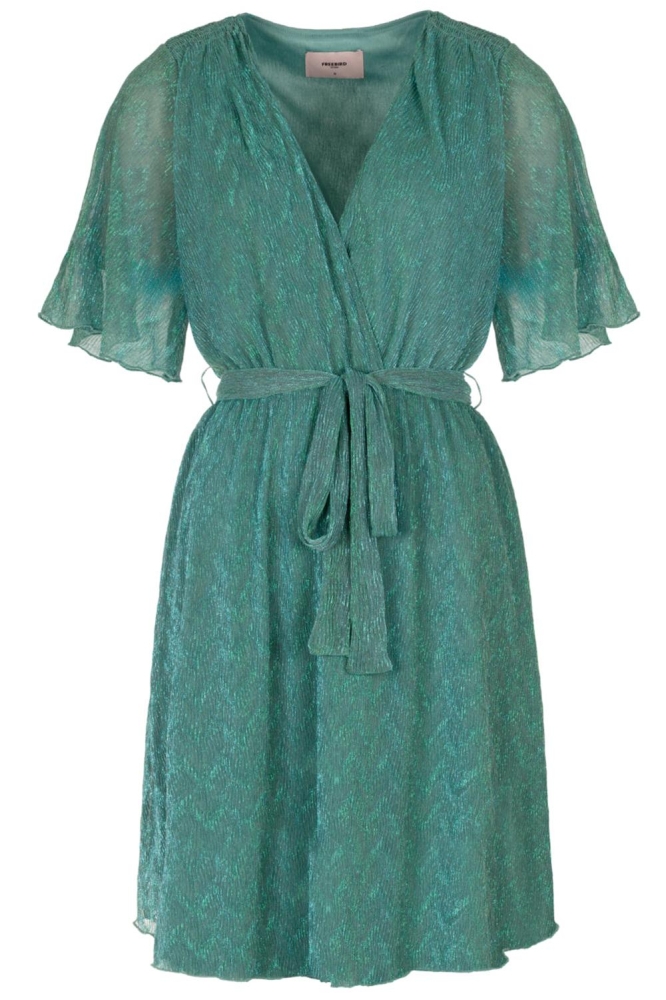 DALENA F JER PLISSE LUREX 25 1 1682 Sea green